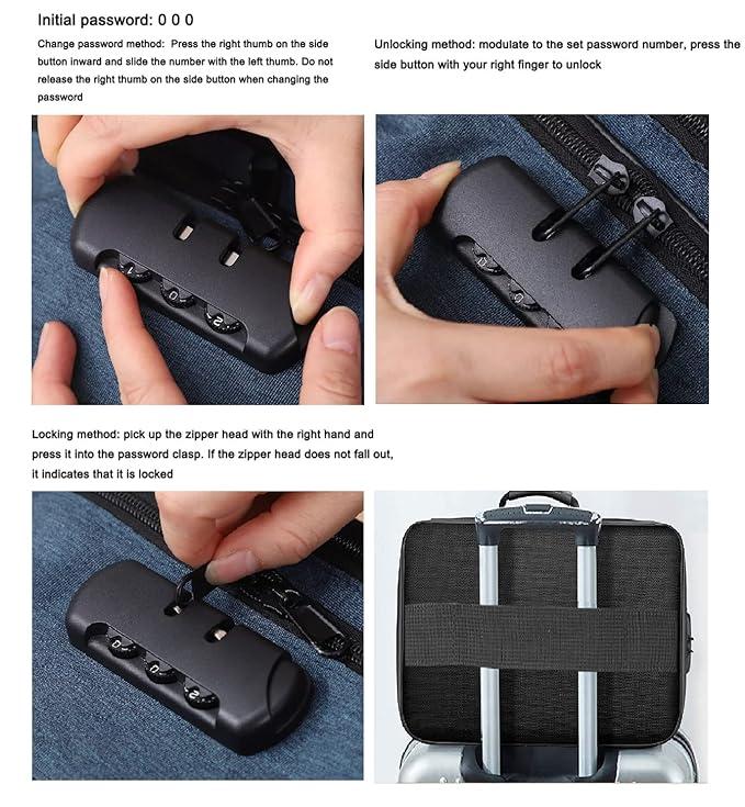 Premium Waterproof Document Storage Travel Bag (Fireproof)
