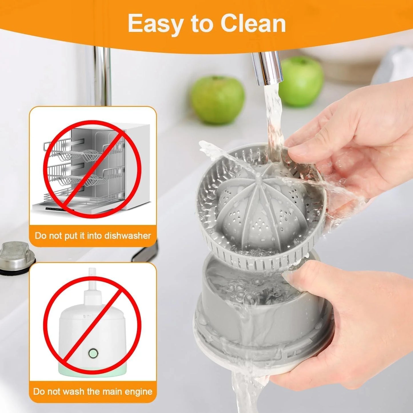 Electric Citrus Fruit Juicer – USB Rechargeable | Fast & Easy