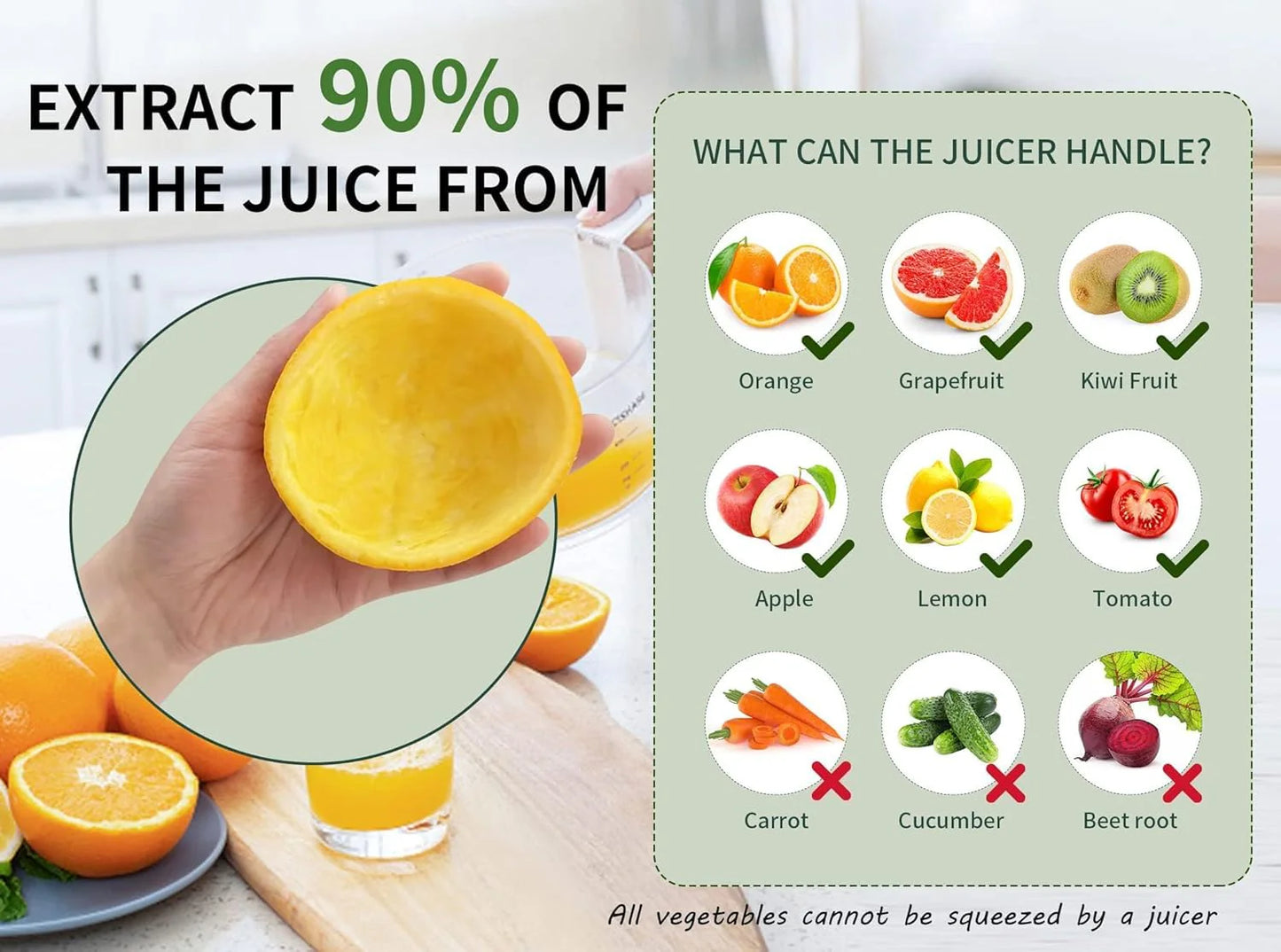 Electric Citrus Fruit Juicer – USB Rechargeable | Fast & Easy